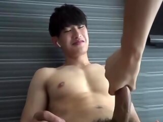 hand Helping Hand Be worthwhile for Japanese Hunk Boys helping